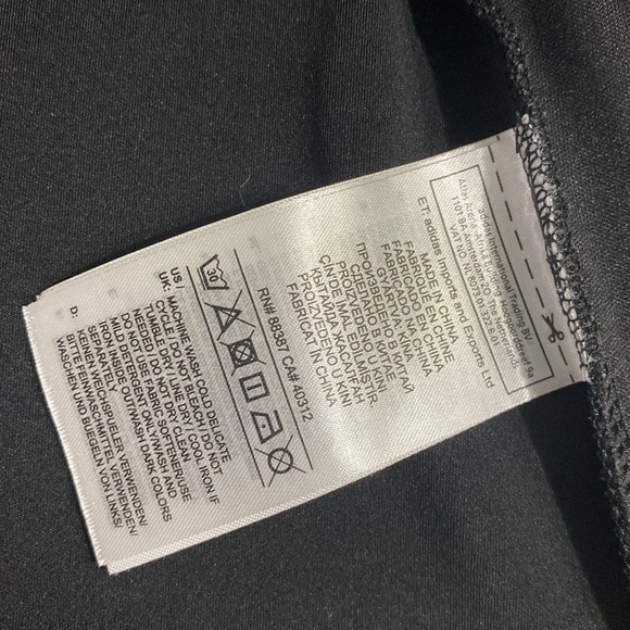 Adidas Essentials Climalite 3-stripes Tricot Track Jacket Size M black ⭐️⭐️⭐️⭐️ - Picture 12 of 17